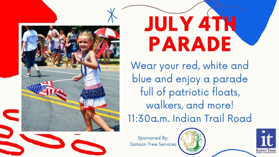 Indian Trail July 4th Parade 2025, Indian Trail Rd S, Indian Trail, NC