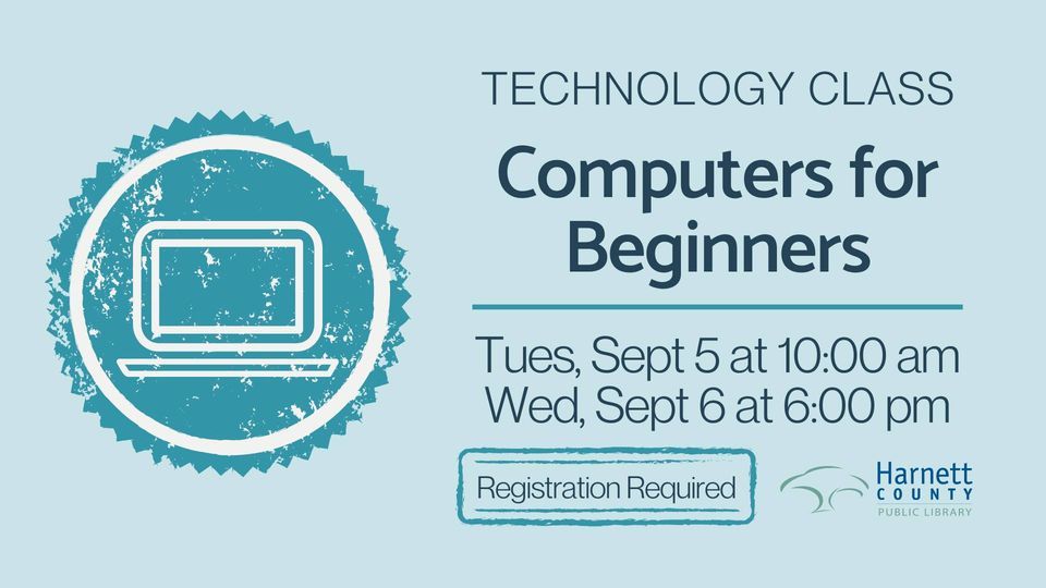 Computer Classes Computers for Beginners, County Public