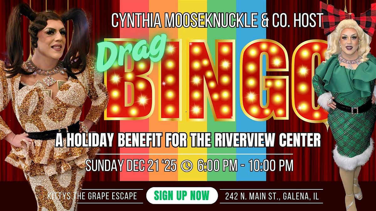 Galena Holiday Drag Bingo for Riverview Center, 21 December | Event in Galena | AllEvents