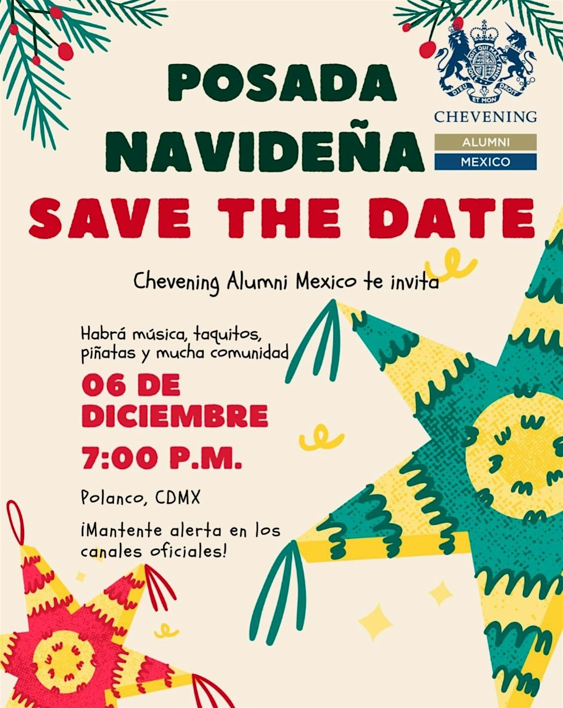 Posada Chevening Alumni Mexico 2025, 6 December | Event in Ciudad de México | AllEvents