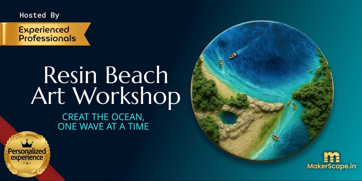 Resin Beach Art Workshop, 3 August | Event in Hyderabad | AllEvents