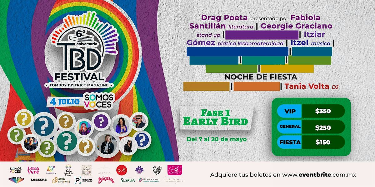 TBD FESTIVAL, Somos Voces, Ciudad de México, 4 July 2026 | AllEvents