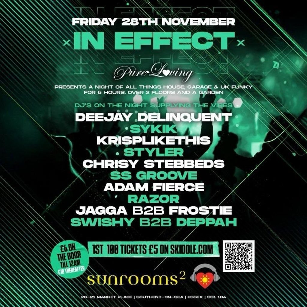 In Effect, 28 November | Event in Southend-on-Sea | AllEvents