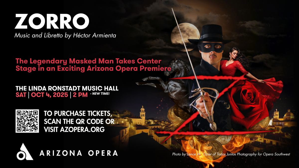 Arizona Opera - Zorro at Phoenix Symphony Hall, 27 September | Event in Phoenix | AllEvents