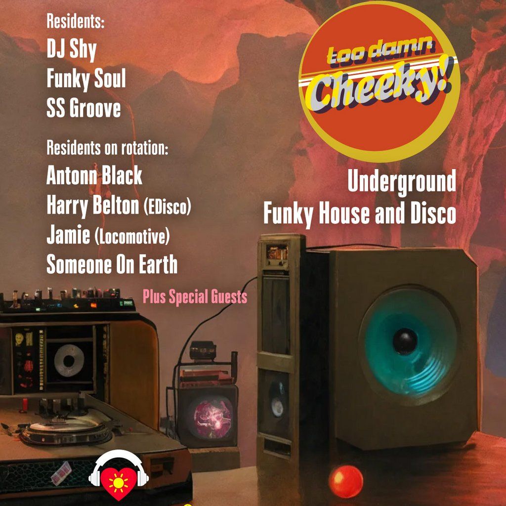 TOO DAMN CHEEKY @ Sunrooms, 7 November | Event in Southend-on-Sea | AllEvents