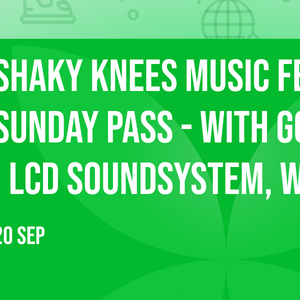 Shaky Knees Music Festival - Sunday Pass - with Gorillaz, LCD Soundsystem, Wu-Tang Clan and more
