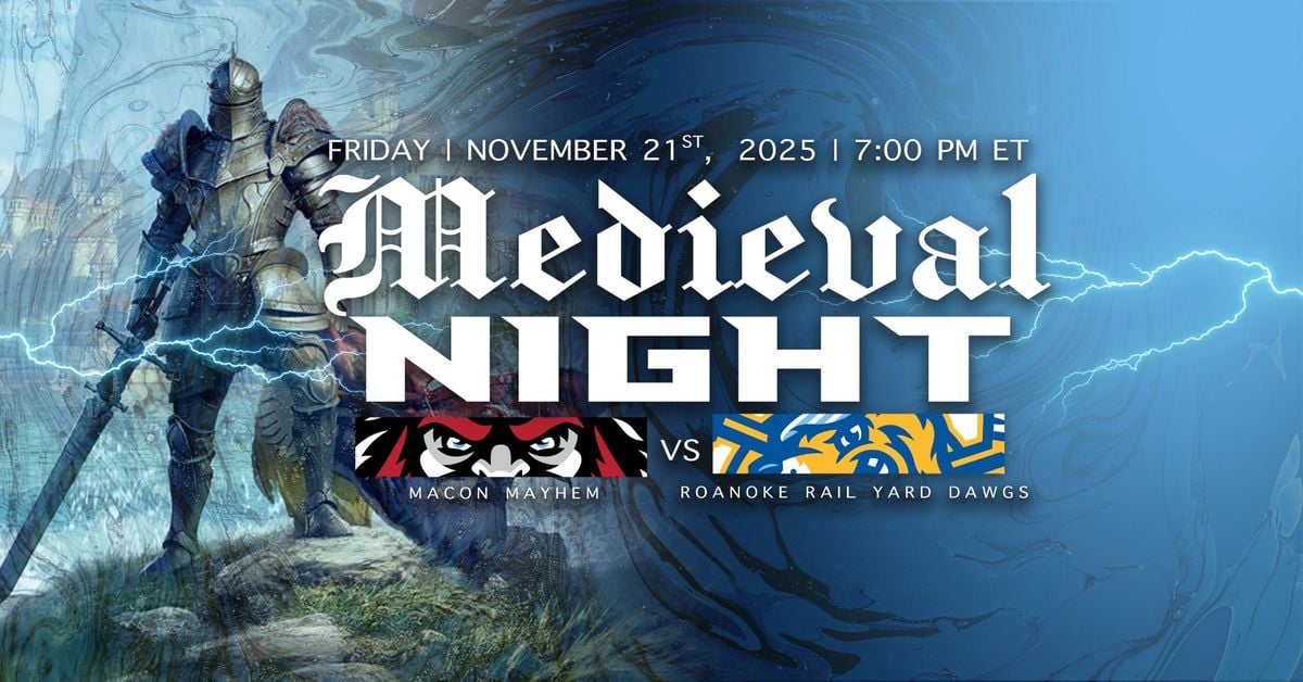 Roanoke Rail Yard Dawgs at Macon Mayhem at Macon Coliseum, 21 November | Event in Macon | AllEvents