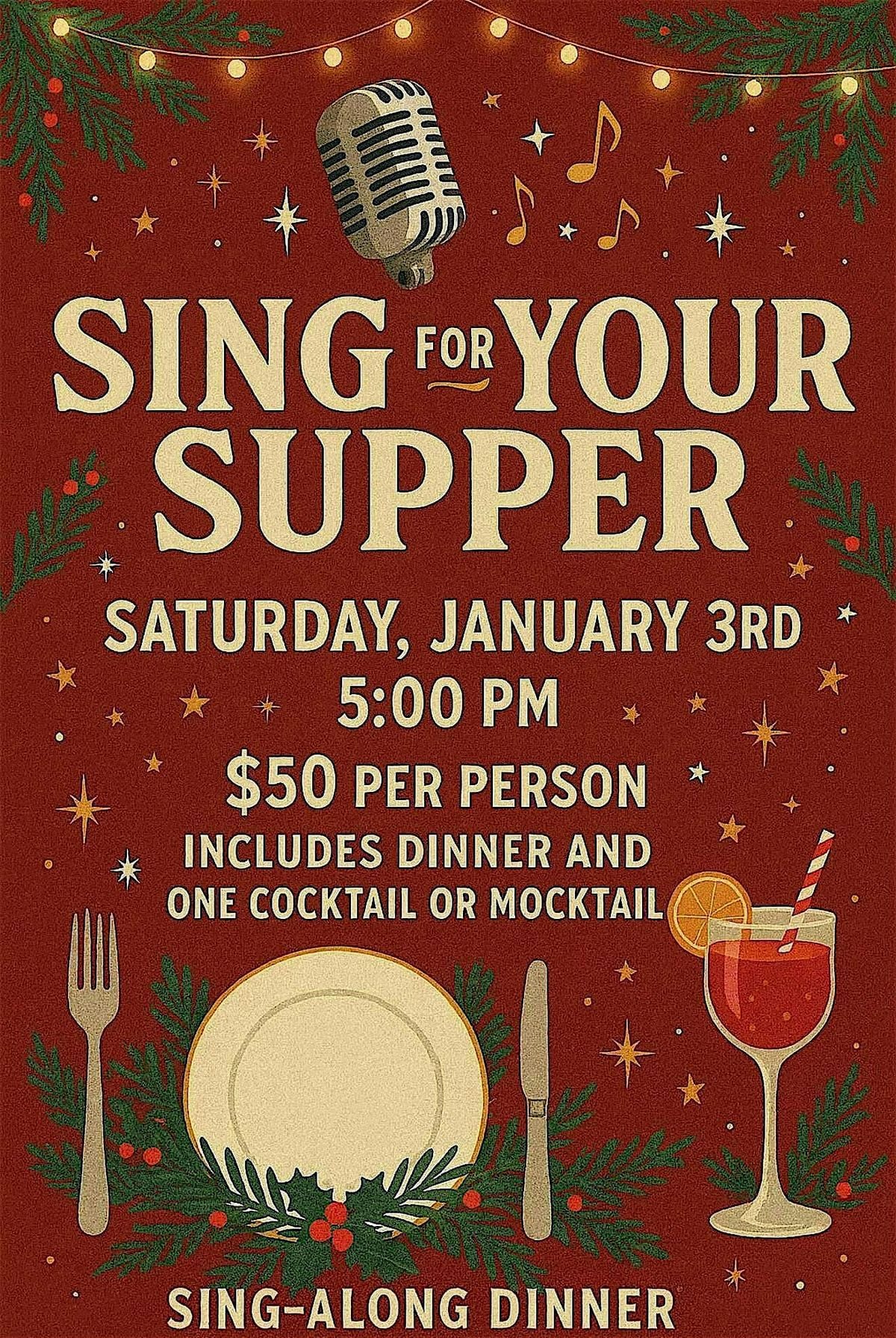 Sing For Your Supper
