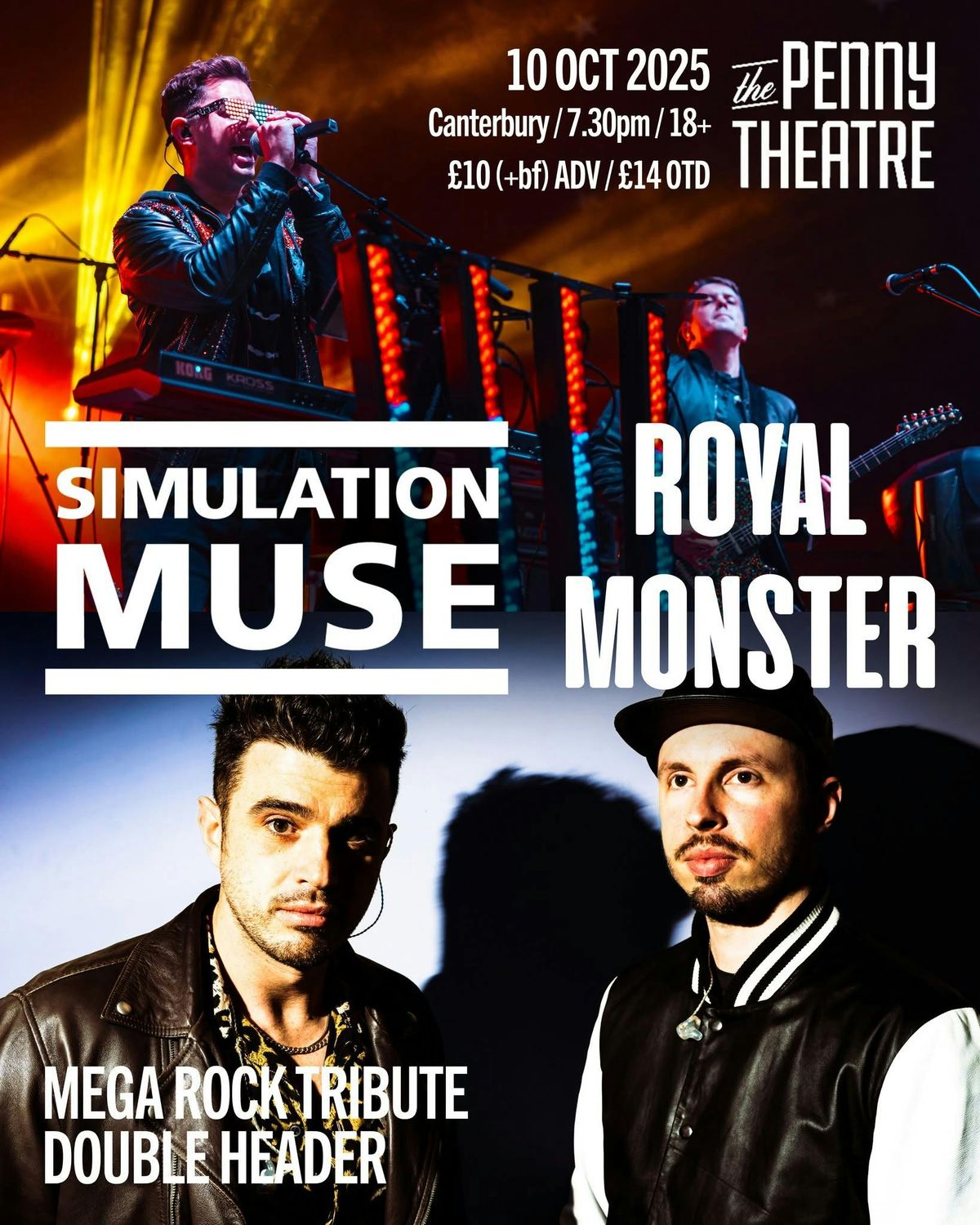 Simulation Muse - The Muse Tribute + Royal Monster - Royal Blood Tribute Live at The Penny Theatre, 10 October
