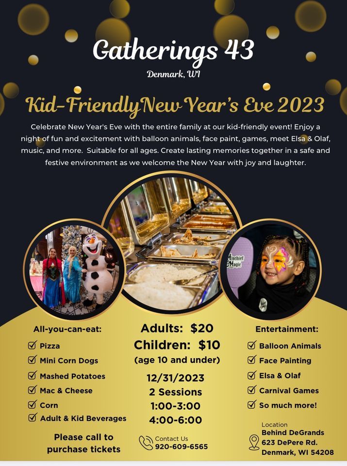 Kids New Year’s Eve party , DeGrand Family Restaurant/ Gatherings 43