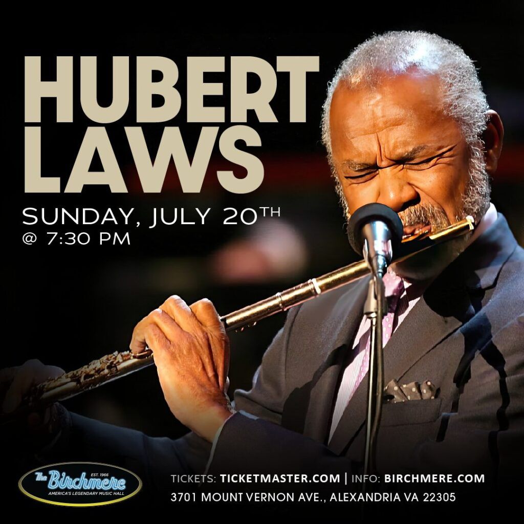Hubert Laws at Birchmere, 20 July | Event in Alexandria | AllEvents