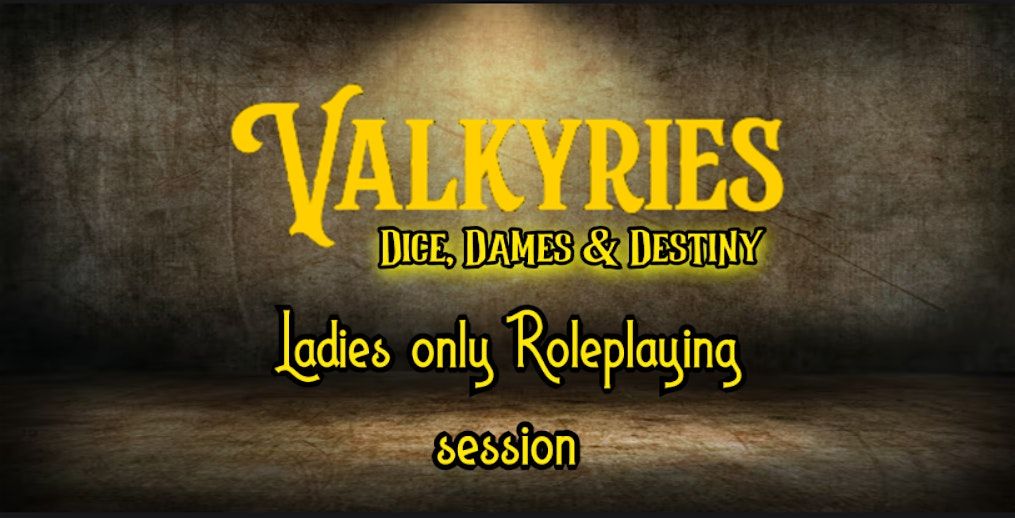 Valkyries - Ladies RPG, 8 December | Event in Livingston | AllEvents