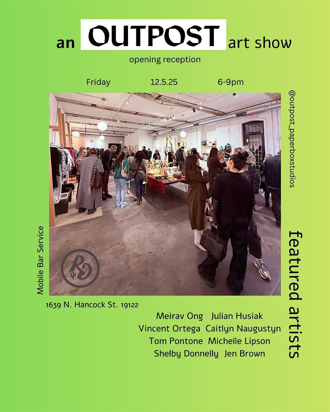 an OUTPOST art show, 5 December | Event in Philadelphia | AllEvents