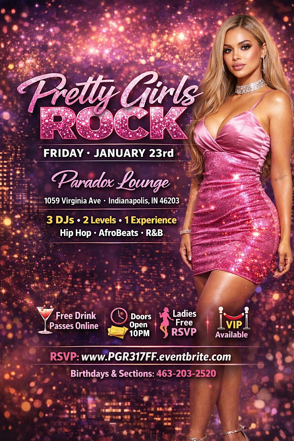 PRETTY GIRLS ROCK • FRIDAY tickets | INDIANAPOLIS