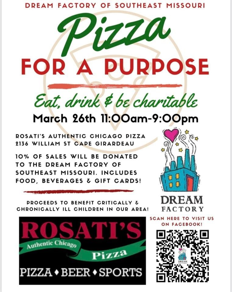 Pizza for a Purpose Dream Factory of SEMO, Rosati's Pizza (2136