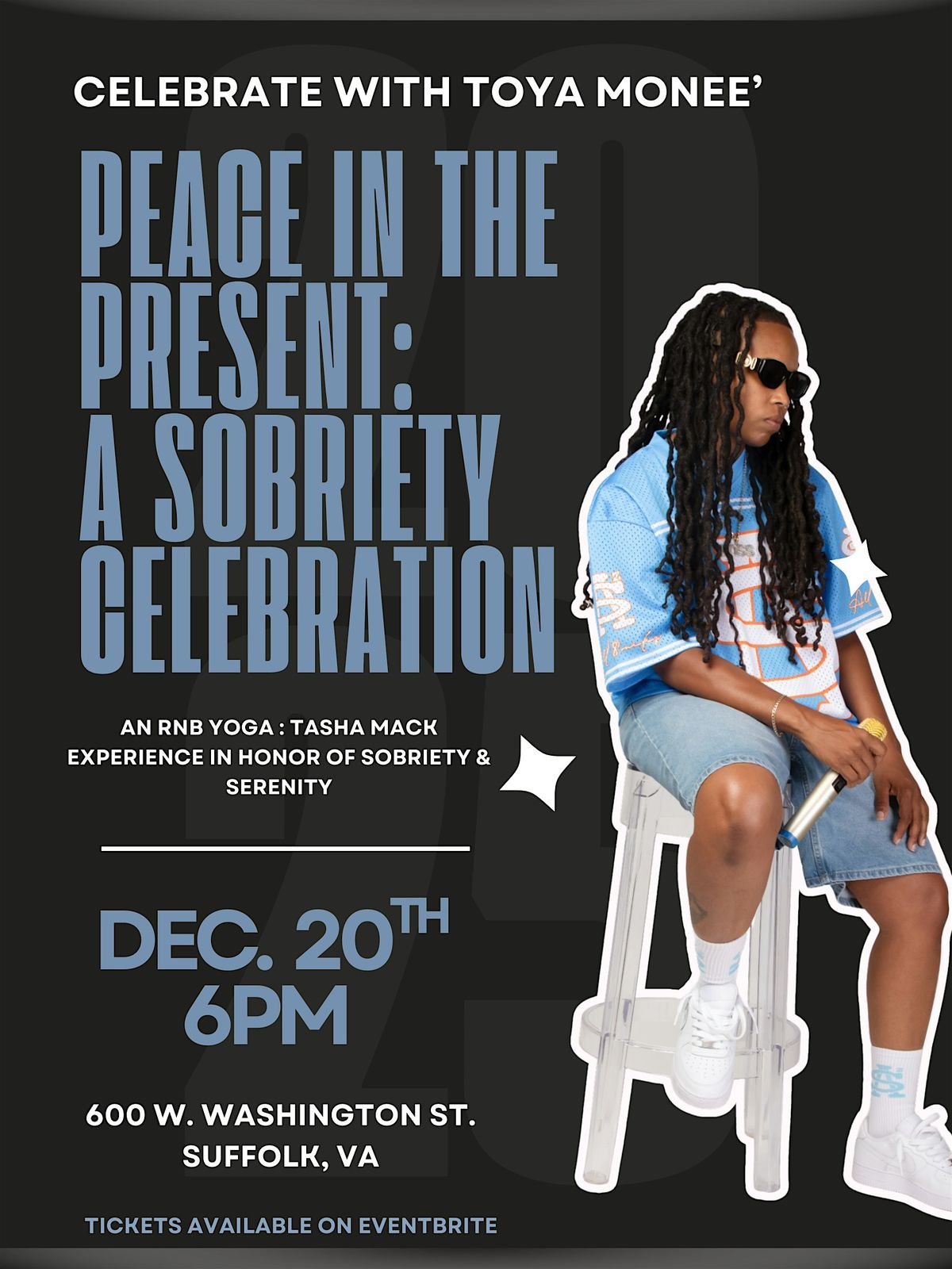 Peace In The Present: A Sobriety Celebration (A Yoga Experience), 20 December | Event in Suffolk | AllEvents