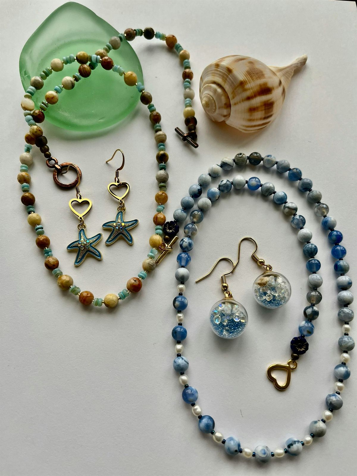 Beachy Gemstone Jewelry Making Class - Necklace and Earring Set, 9 January | Event in Ormond Beach | AllEvents