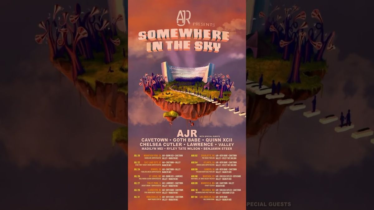 Parking AJR with Goth Babe, Cavetown Valley, and more, 31 July | Event in Noblesville | AllEvents