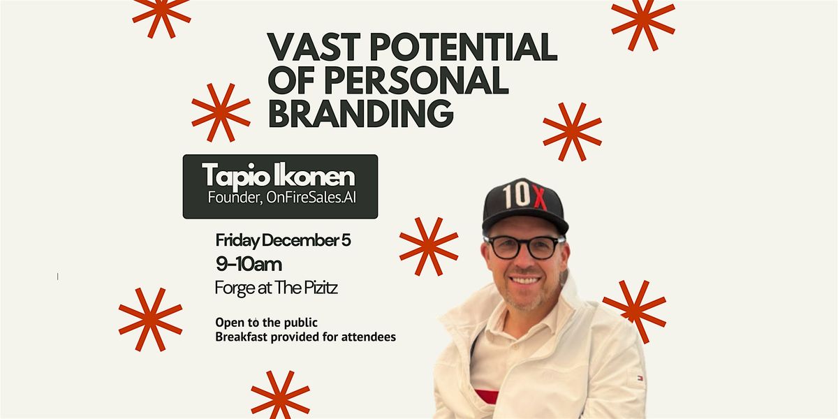 Vast Potential of Personal Branding with Tapio Ikonen, 5 December | Event in Birmingham | AllEvents