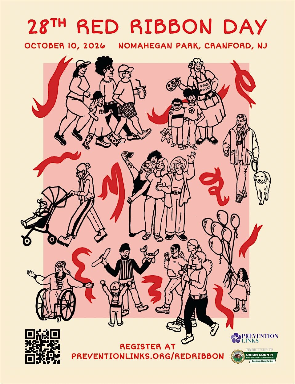 Red Ribbon Walk & Family Festival, Nomahegan Park, Cranford, 10 October ...