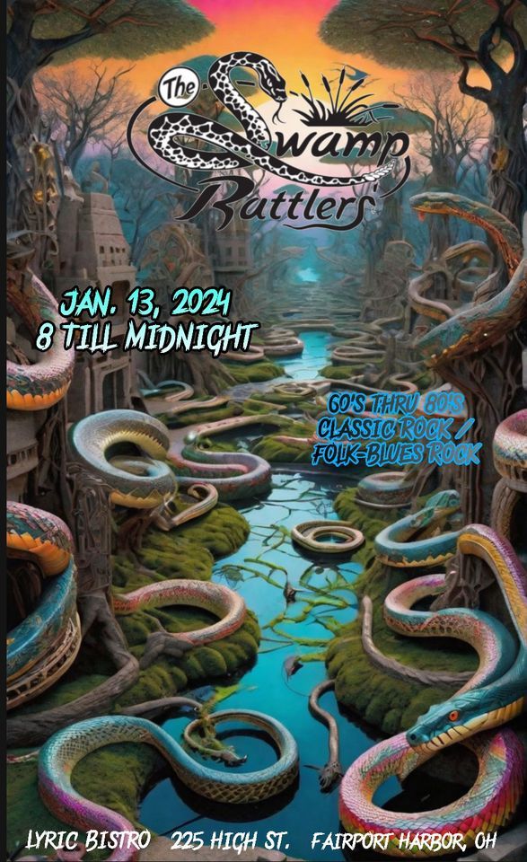 Swamp Rattlers - Live Music - 8 Till Midnight , Lyric Bistro & Events ...