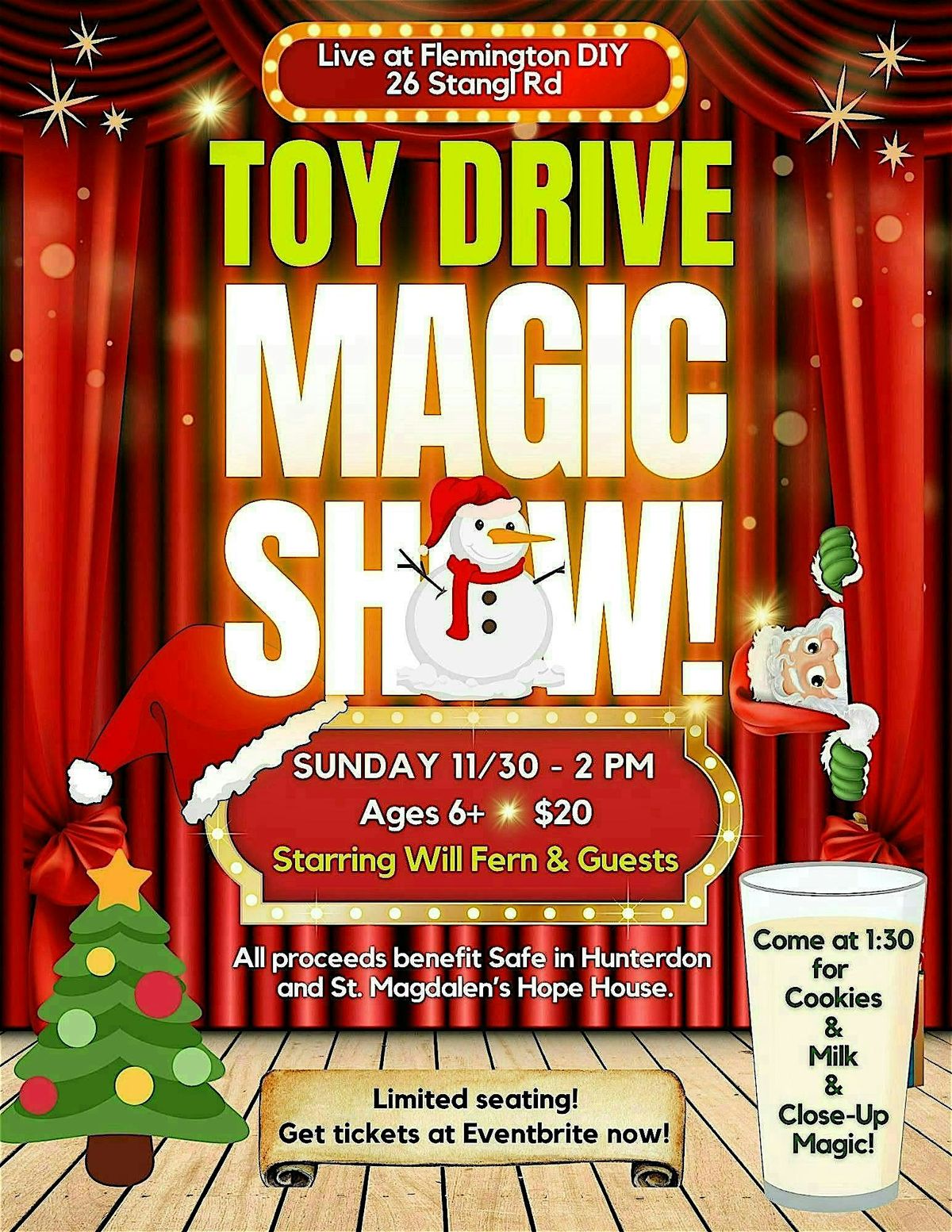 Magic Show Toy Drive | Event in Flemington | AllEvents