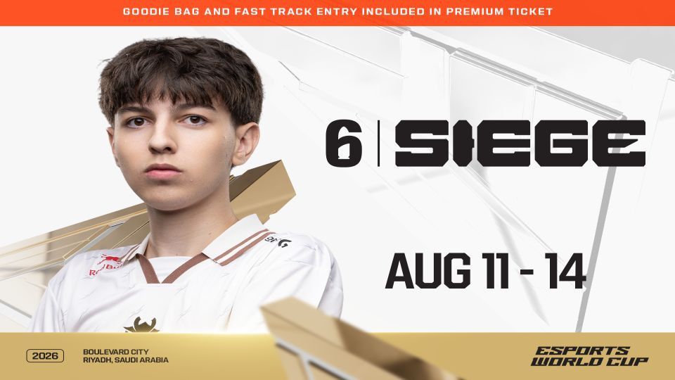 All R6 Events R6 Siege X at EWC 26, BLVD - Esports World Cup, Riyadh, 11 August to 14 ...