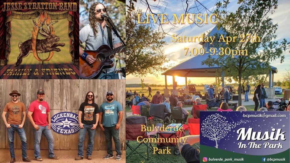 April Live Music in The Park, Bulverde Community Park, 27 April 2024