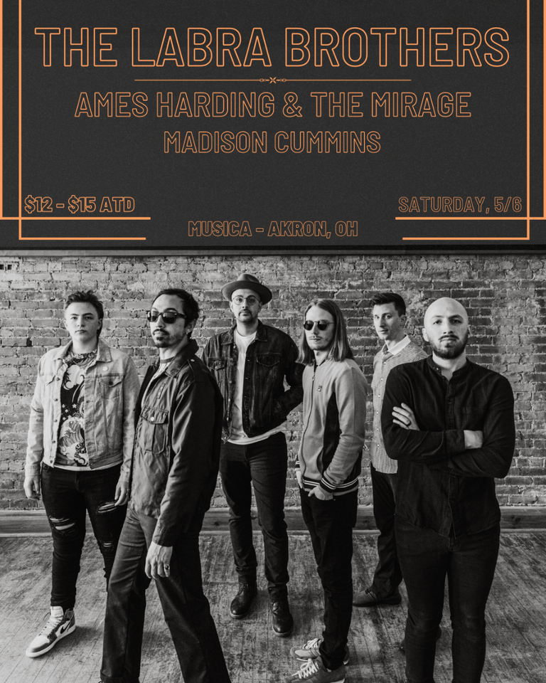The Labra Brothers, Ames Harding & The Mirage, Madison Cummins, Musica ...