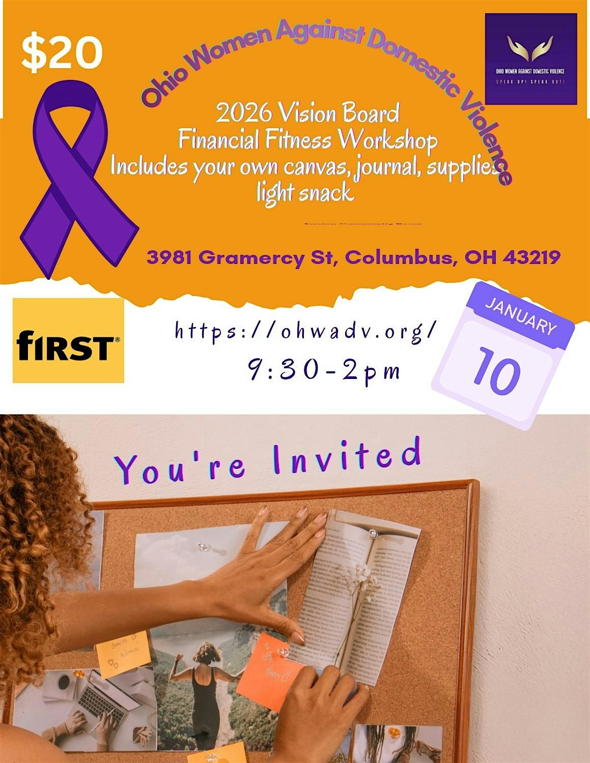 Manifest It/Financial Fitness Workshop, 10 January | Event in Columbus | AllEvents