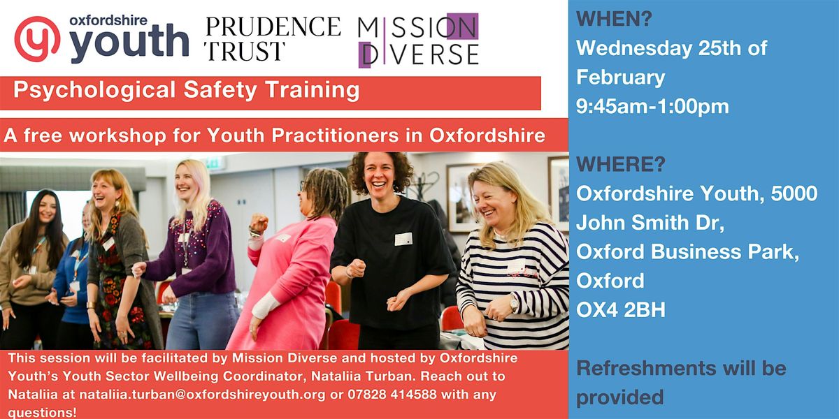 Psychological Safety Training for Youth Practitioners