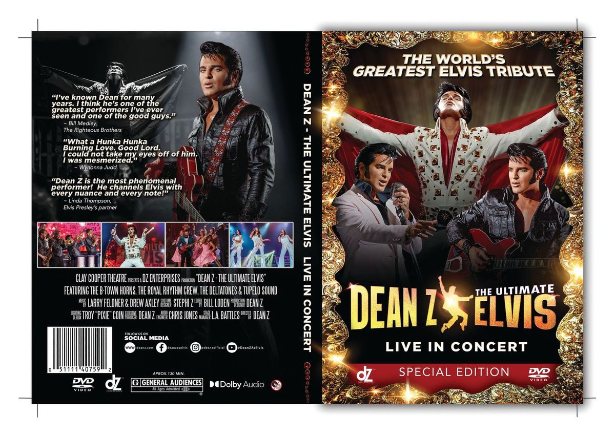 Dean Z - The Ultimate Elvis at Paramount Theatre Anderson, 13 February | Event in Anderson | AllEvents