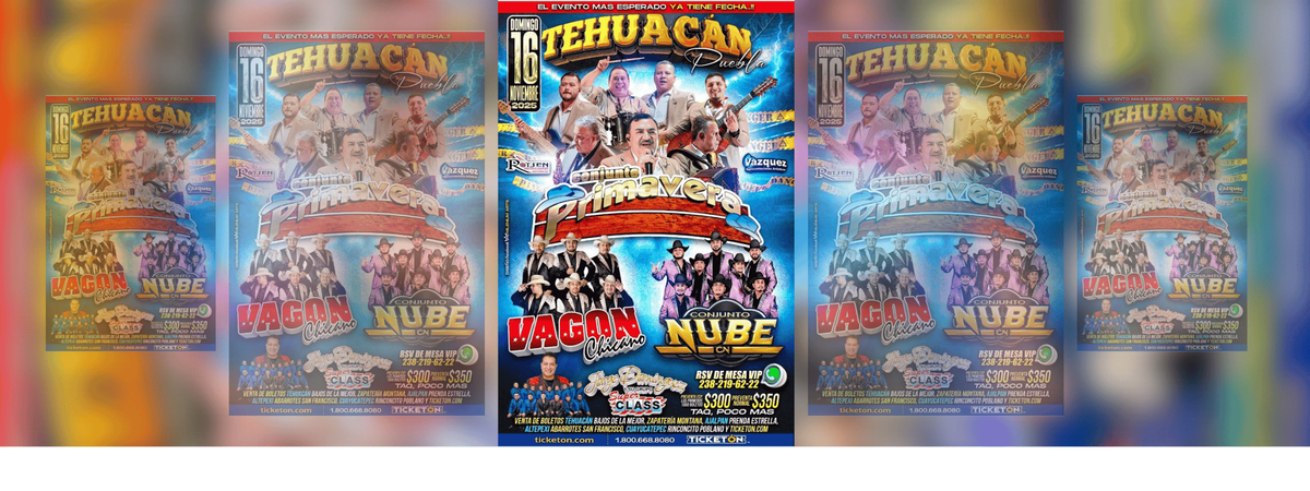 CONJUNTO PRIMAVERA, TEHUACAN PUEBLA, 16 November | Event in Orizaba | AllEvents
