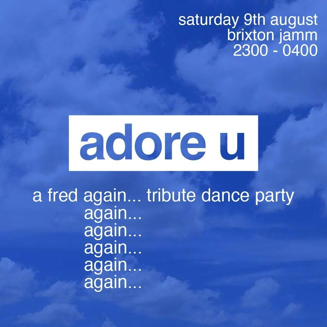 This is a Fred Again… Tribute Party, 9 August | Event in London | AllEvents
