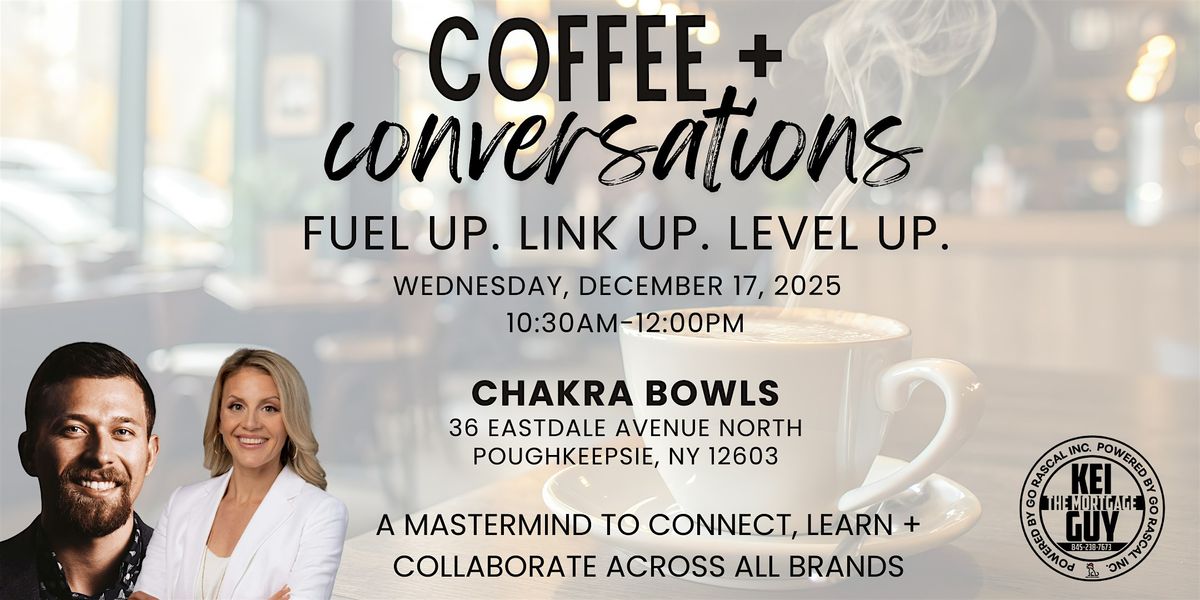 Coffee + Conversations | Morning Mastermind, 17 December | Event in Poughkeepsie | AllEvents