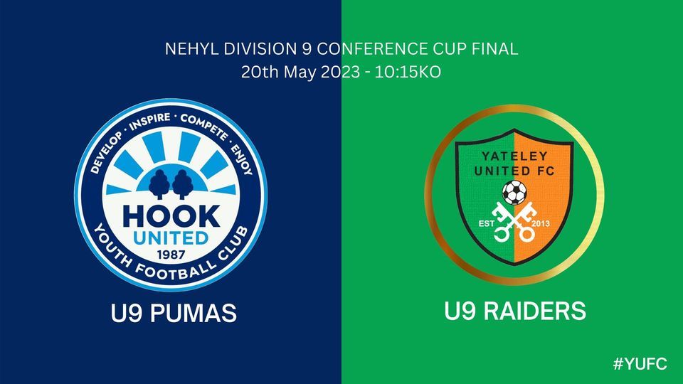 ?Hook United FC U9 Pumas vs Yateley United Youth U9 Raiders NEHYL Div