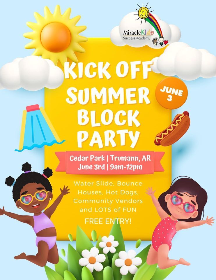 Trumann Summer Block Party, Cedar Park Trumann, AR, June 3 2023