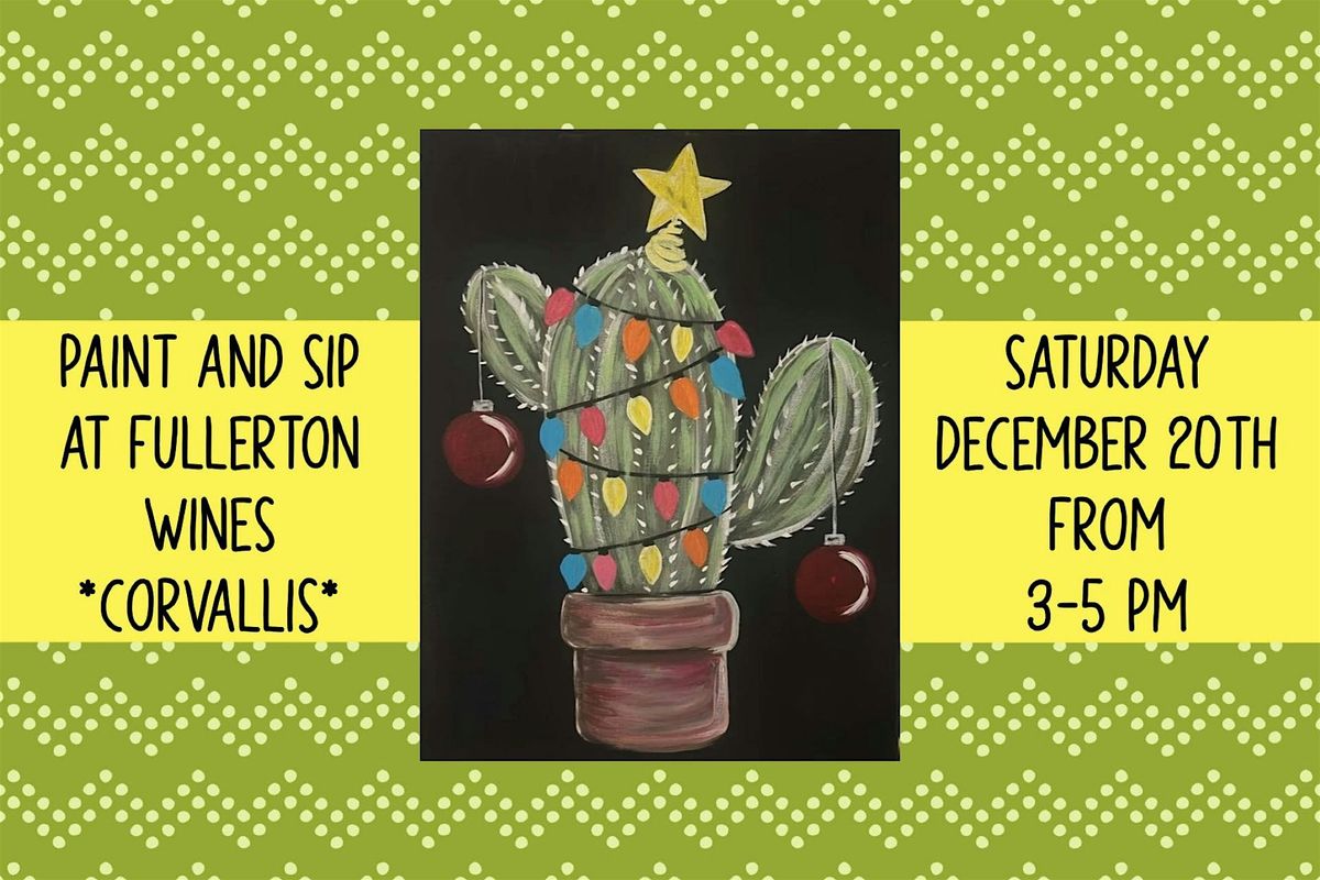 Paint and Sip At Fullerton Winery *Corvallis*, 20 December | Event in Corvallis | AllEvents