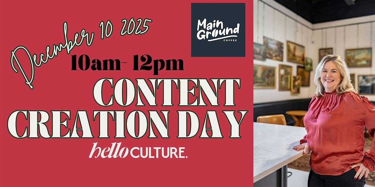 Content Coffee & Connection, 10 December | Event in Groveport | AllEvents