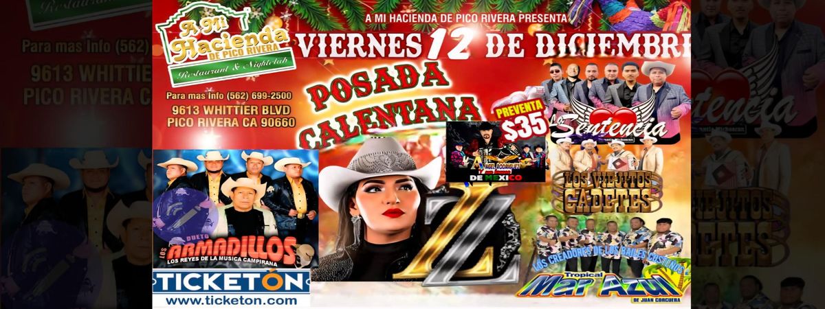 LILI ZETINA & GRUPO ZL, DUETO LOS ARMADILLOS & MAS EN PICO RIVERA, 12 December | Event in Pico Rivera