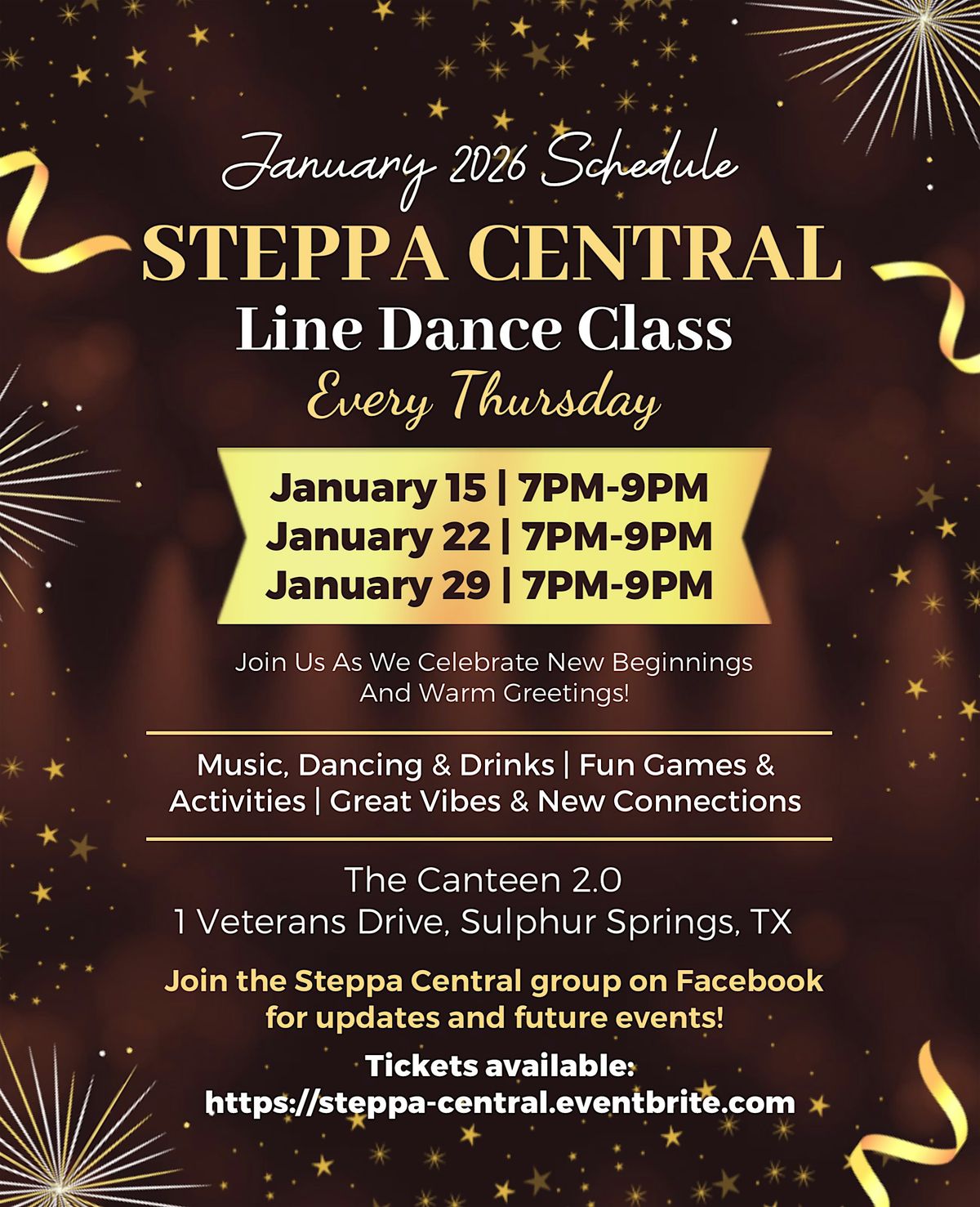 Steppa Central Line Dance Class