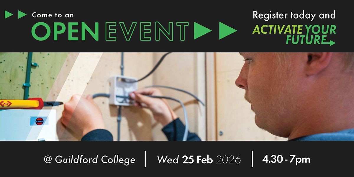Guildford College February Open Event, 25 February | Event in Guildford | AllEvents