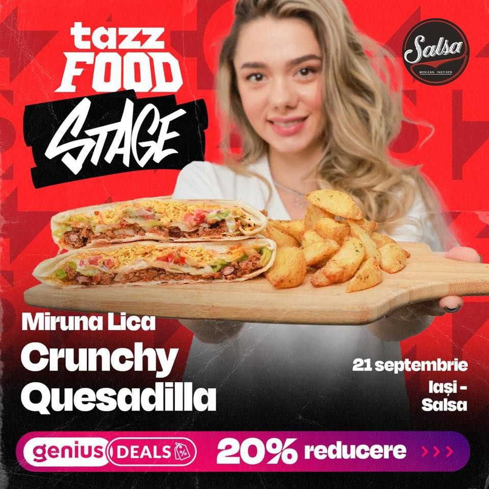 Tazz Food Stage cu Miruna Lica, Salsa Mexican Inspired, Iasi, 21