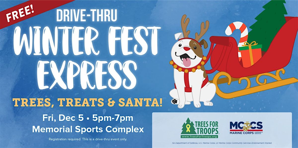 Winterfest Express Live Tree Drive Thru, 5 December | Event in Yuma | AllEvents