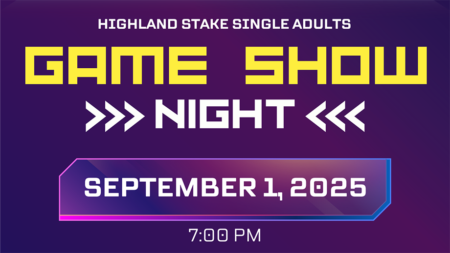 Single Adult Game Show Night, 1 September | Event in Pocatello | AllEvents