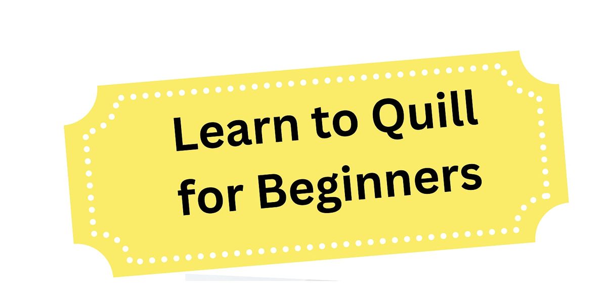 Learn to Quill, 6 December | Event in Woodstock | AllEvents