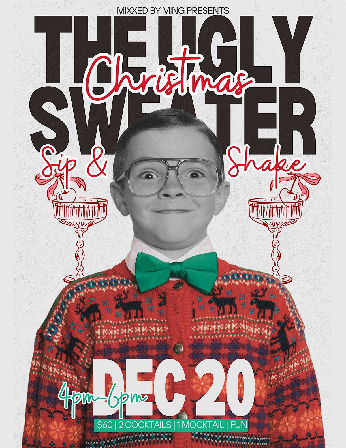 Ugly Christmas Sweater Sip & Shake, 20 December | Event in Hyattsville | AllEvents