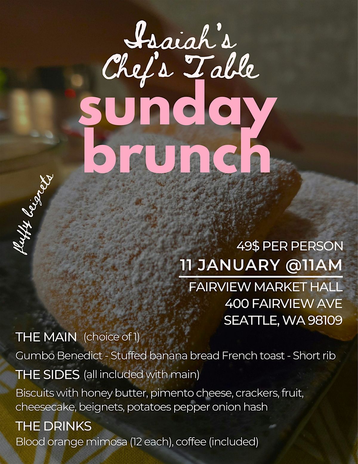 Chefs Table: A Vinyl Brunch from the Diaspora featuring Mimosas ...