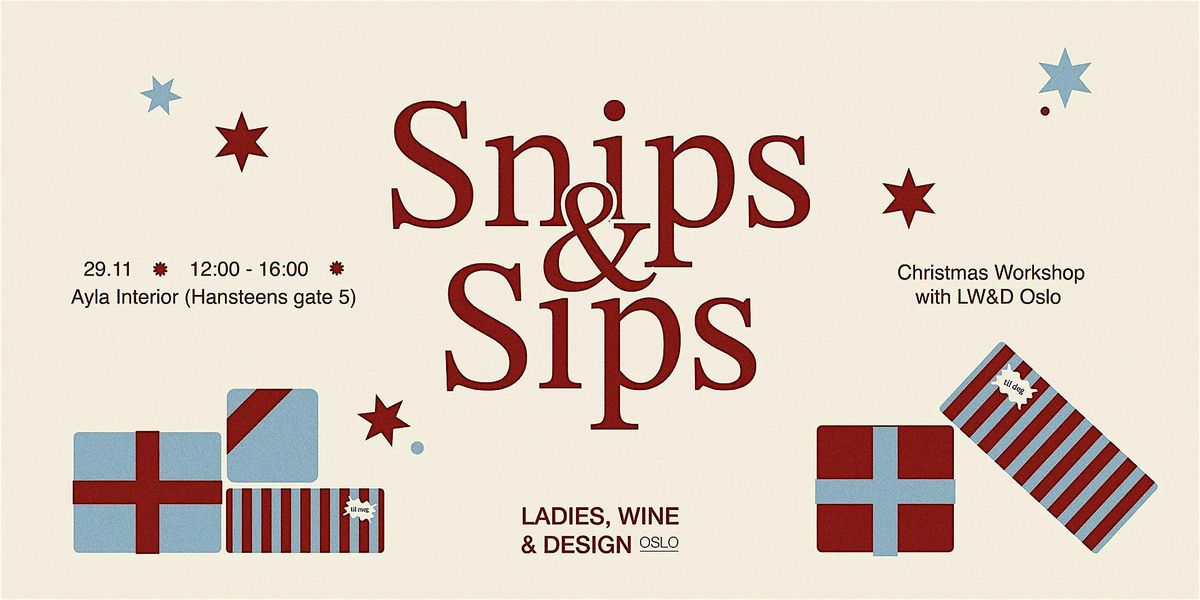 Snips & Sips, 29 November | Event in Frogner | AllEvents
