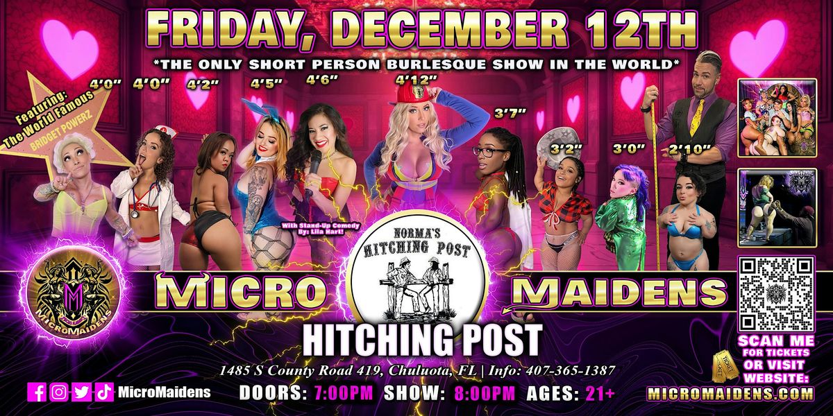 Chuluota, FL  - Micro Maidens Dwarf Dancers @ Hitching Post, 12 December | Event in Chuluota | AllEvents